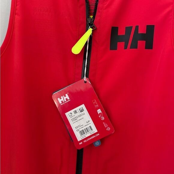 Helly Hanson Men's Ægir Race Salopette 2.0 in alert red NWT S - Picture 7 of 7
